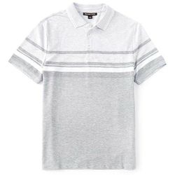 Michael KORS engineered Stripe Pique Polo Shirt