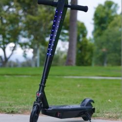 Razor Sonic Glow Black Electric Scooter With LED And Bluetooth Speaker 