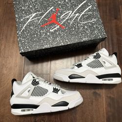 Jordan 4 Retro Military Black Size 10 