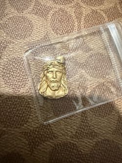 Jesus face pedant 14k
