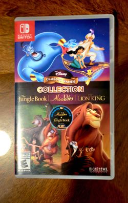 Nintendo Switch Disney Classic Games Collection Aladdin Lion King Jungle Book