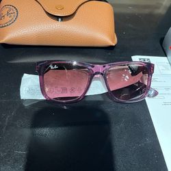 Purple ray bans