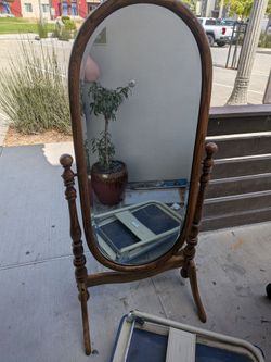 Solid wood Full size mirror
