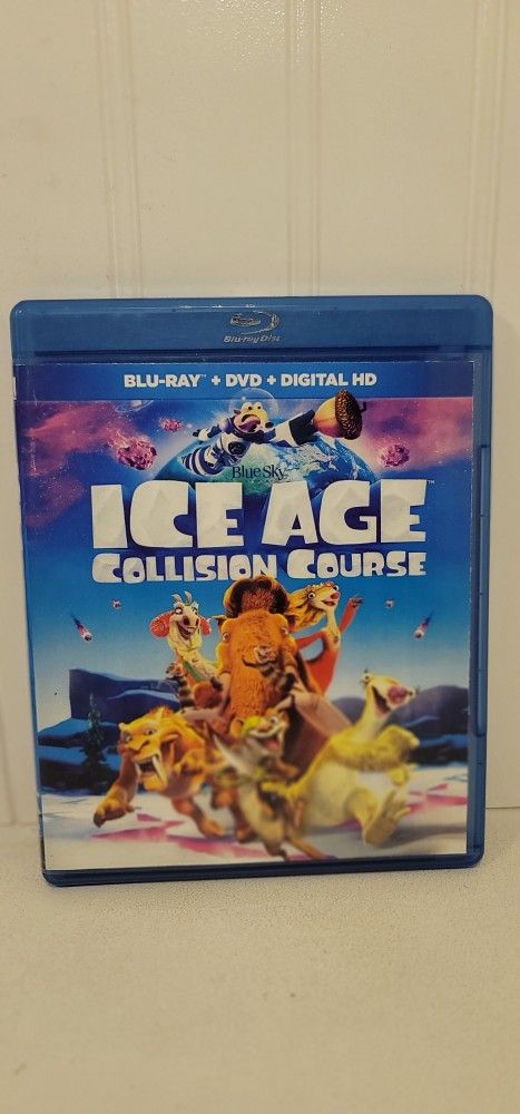 $5 BLU RAY MOVIE. ICE AGE COLLISION COURSE. BLU RAY ONLY. NO DIGITAL. $5 OR TRADE FOR A MOVIE TITLE I DO NOT ALREADY OWN.