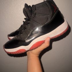 Used Black And Red Jordan 11 Breds For Sale Size 8.5 Men