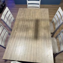 Wood Table Seats 7 