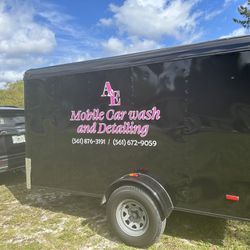 Mobile Car Wash And Detailing Trailer