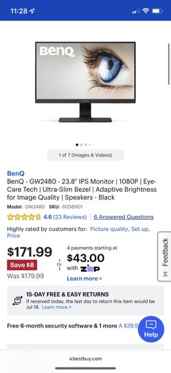 BenQ Monitor Set PC Gaming Monitor