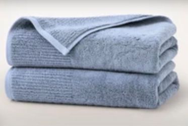 Boll & Branch Turkish Ultra Plush Bath Towels - Set of 2 - NEW