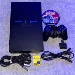 SONY PLAYSTATION 2 PS2 CONSOLE WITH VIDEO GAME & CONTROLLER 