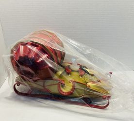 Red One Santa Sleigh Popcorn Bucket Cinemark Movie Theater Exclusive SEALED