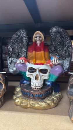 Estatua de la Santa muerte 7 colores