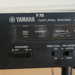 Yamaha Natural Sound AM/FM StereoTurner.  MODEL: T-70
