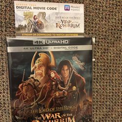 Lord Of The Rings the war of the rohirrim Digital Movie Code 