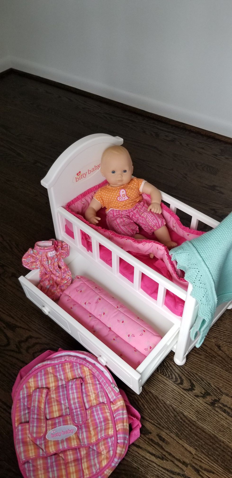 Bitty baby including Crib & Bedding