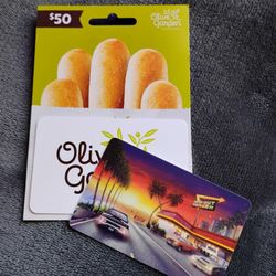 Olive Garden and in-n-out $80 Value 