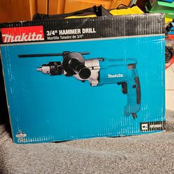 Makita 3/4 Hammer Drill  New Never Use 