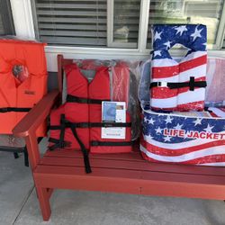 Brand New Never Used Lifejackets