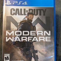 PS4 Call Of Duty ~ Modern Warfare