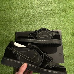 Jordan 1 Travis Scott Black Phantoms