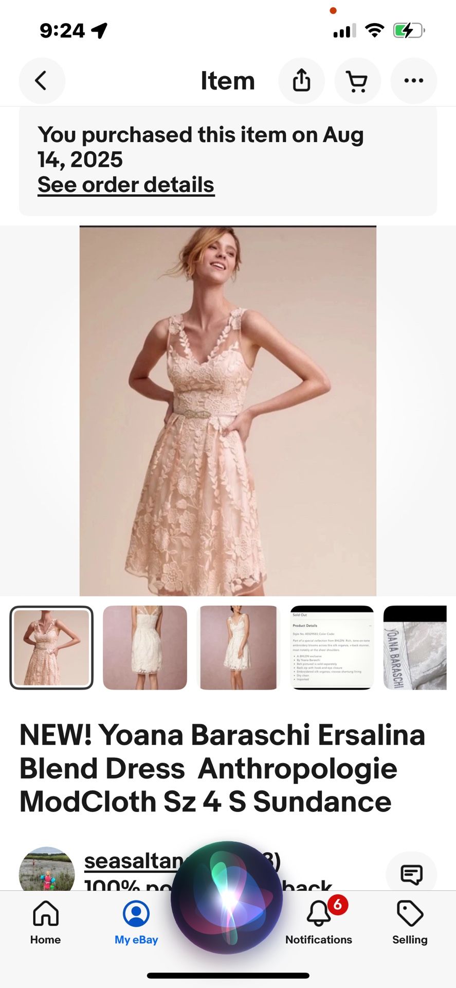Lace Dress pale pink