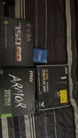 Motherboard CPU Ram GPU and Power Supply Combo