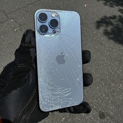 BROKEN IPHONE SCREEN BACKNGLASS