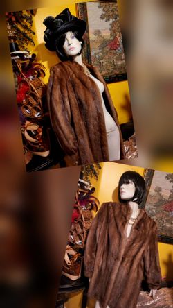 Genuine Mink Fur Coat