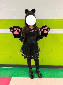 Youth Girl Cat Costume