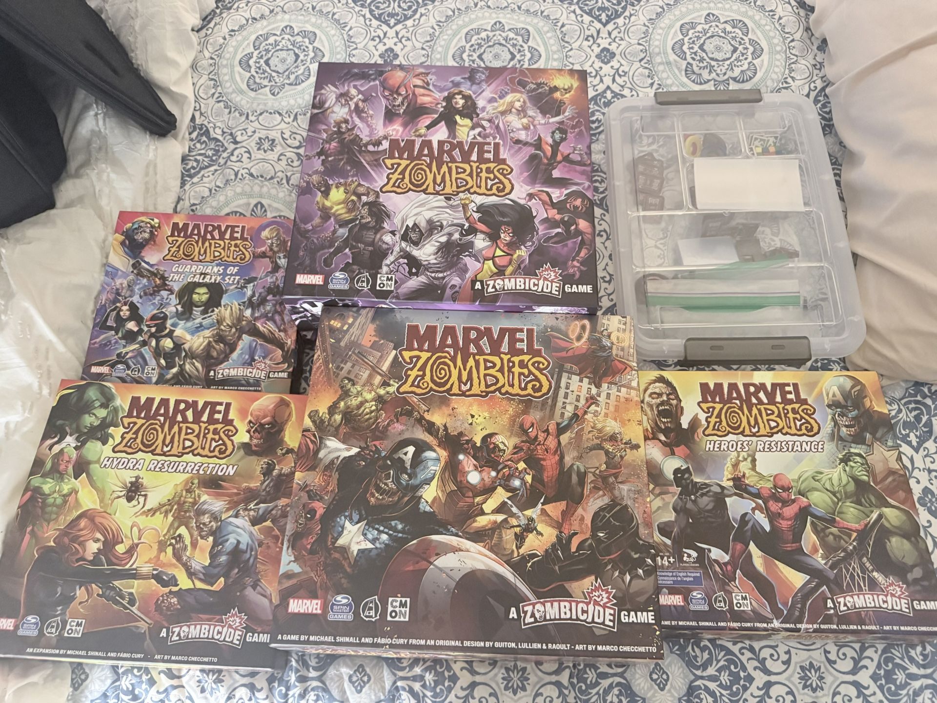 Marvel Zombies Board Game Lot