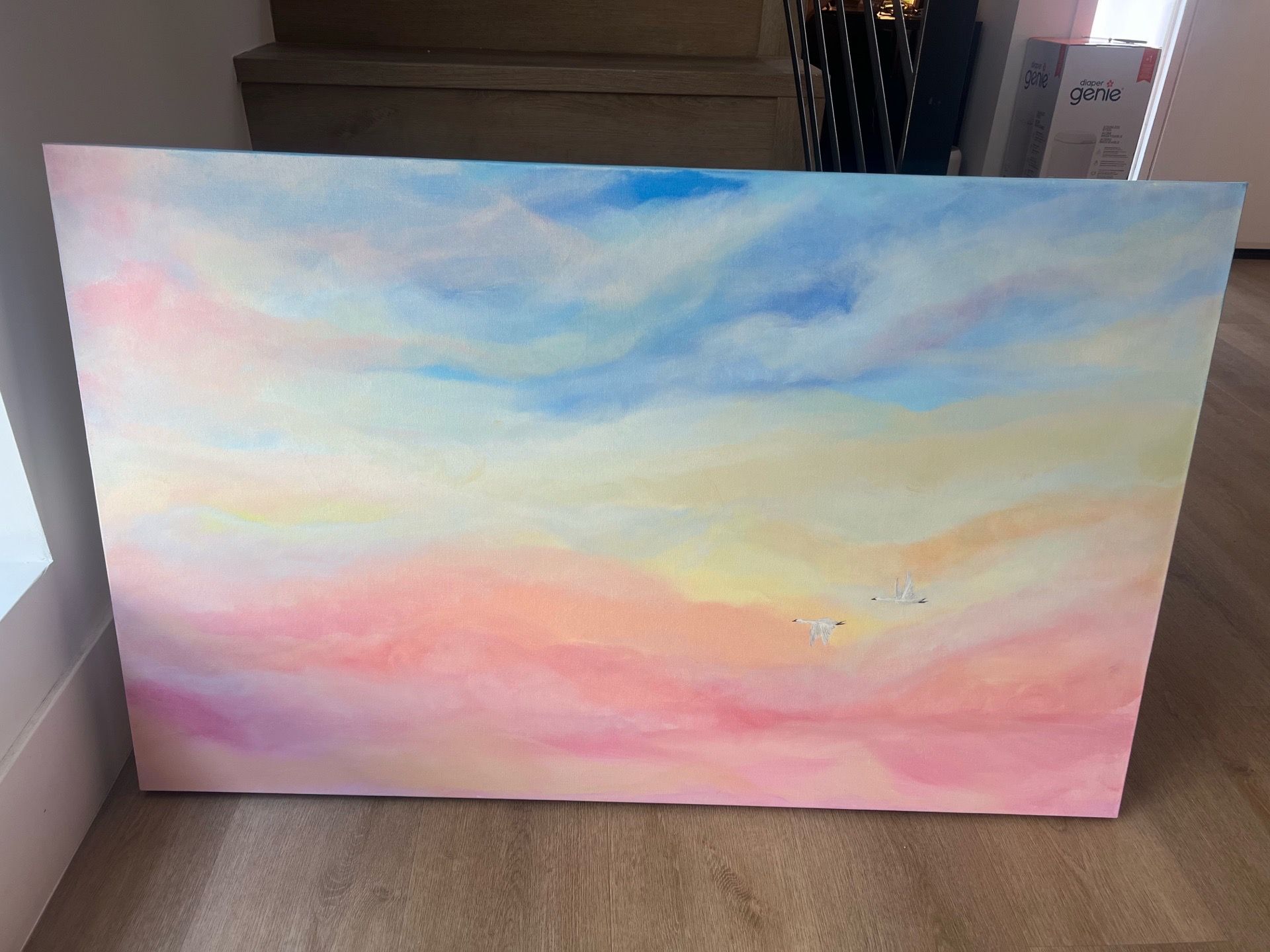 Custom Painting On Framed Canvas