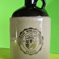Colorado State Women's College Whiskey Jug