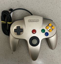 Nintendo 64 Controller Gold