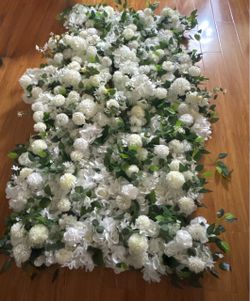 Artificial Luxury White Rose flowers for Party Stage Floral/Wall Arches Decor,/Row Wedding Table/Centerpiece