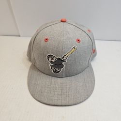 Rare San Diego Padres New Era 59FIFTY Fitted Hat 7 1/2 – Cooperstown Collection – Grey & Orange – Retro MLB Cap