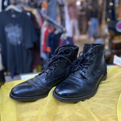ALDO Men’s Black Leather Dress Boots-12