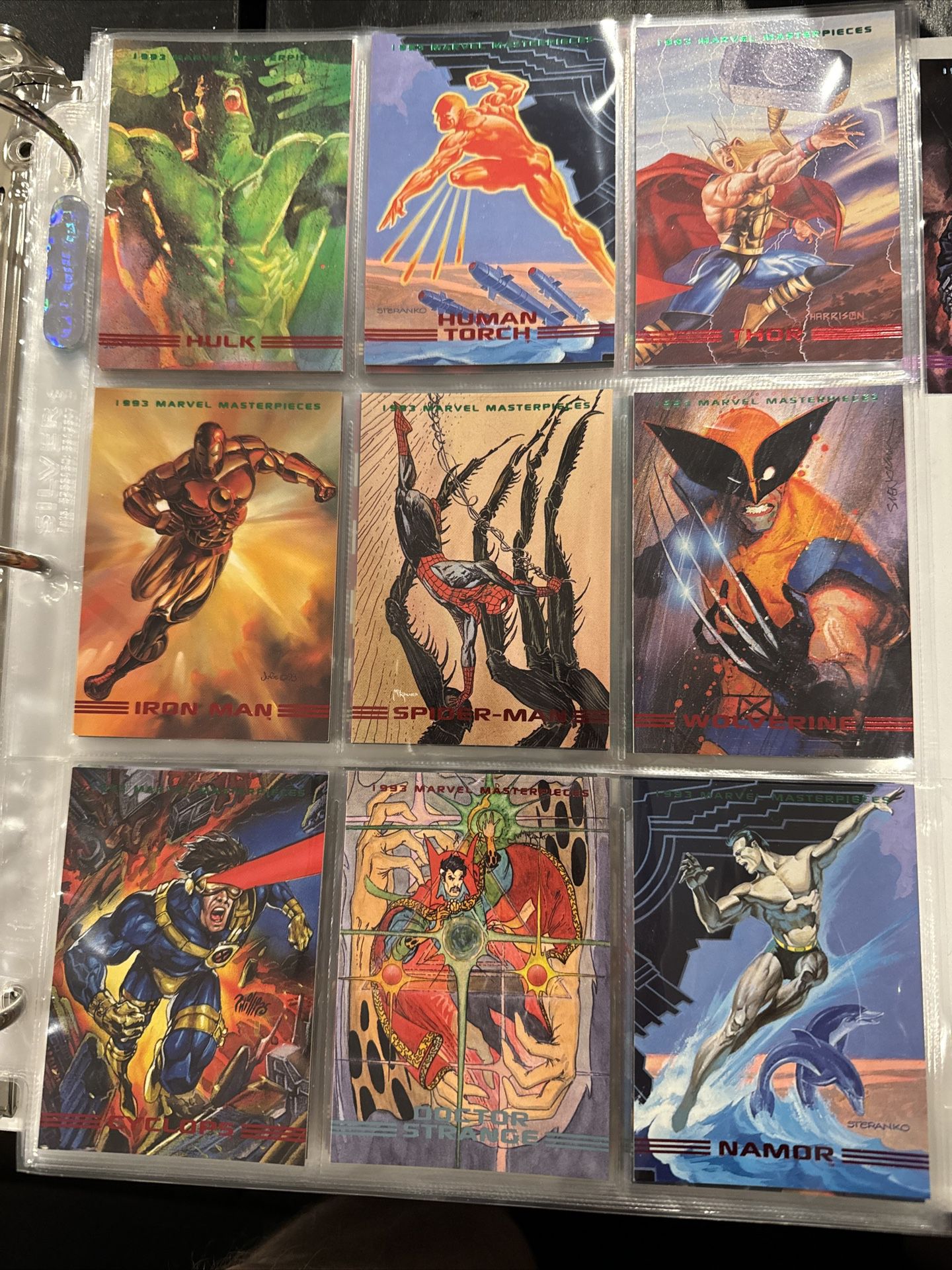 1993 Marvel Masterpiece Card Set