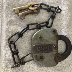Antique Railroad Lock