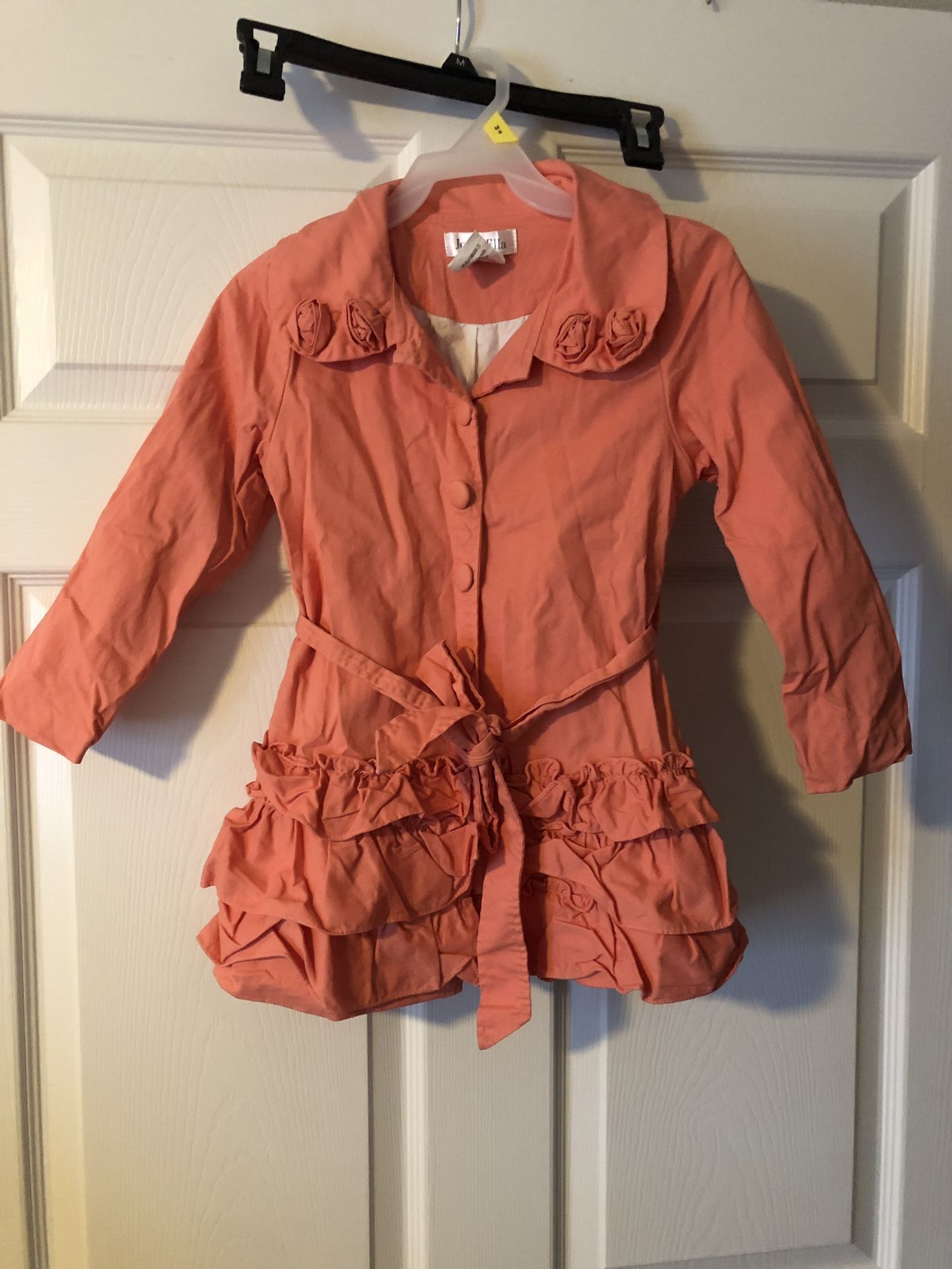 Girls Jacket Peach Size 5t Cotton 100%