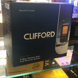 Clifford Remote Start Alarm System On Sale Today For 149.99