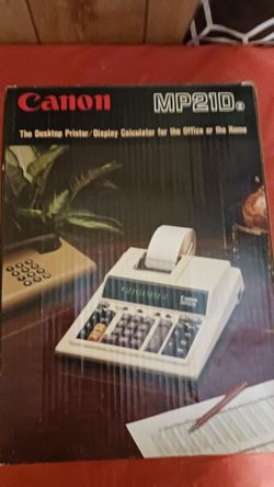 Canon printing calculator used for calculations only cause feeder doesn't work $20