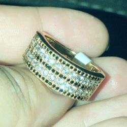 New 18k yellow gold filled wedding ring size 7