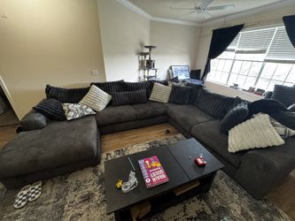 Section With Swivel Chair