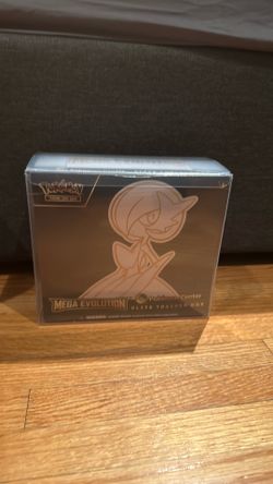 Mega evolution pokemon center stamped etb