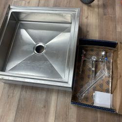 Mop Sink With Faucet 