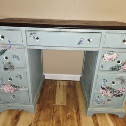 Refinished Wood Desk