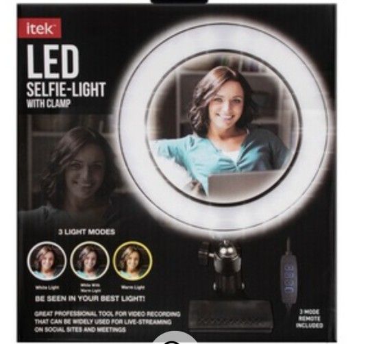 Itek LED Selfie-Light With Clamp