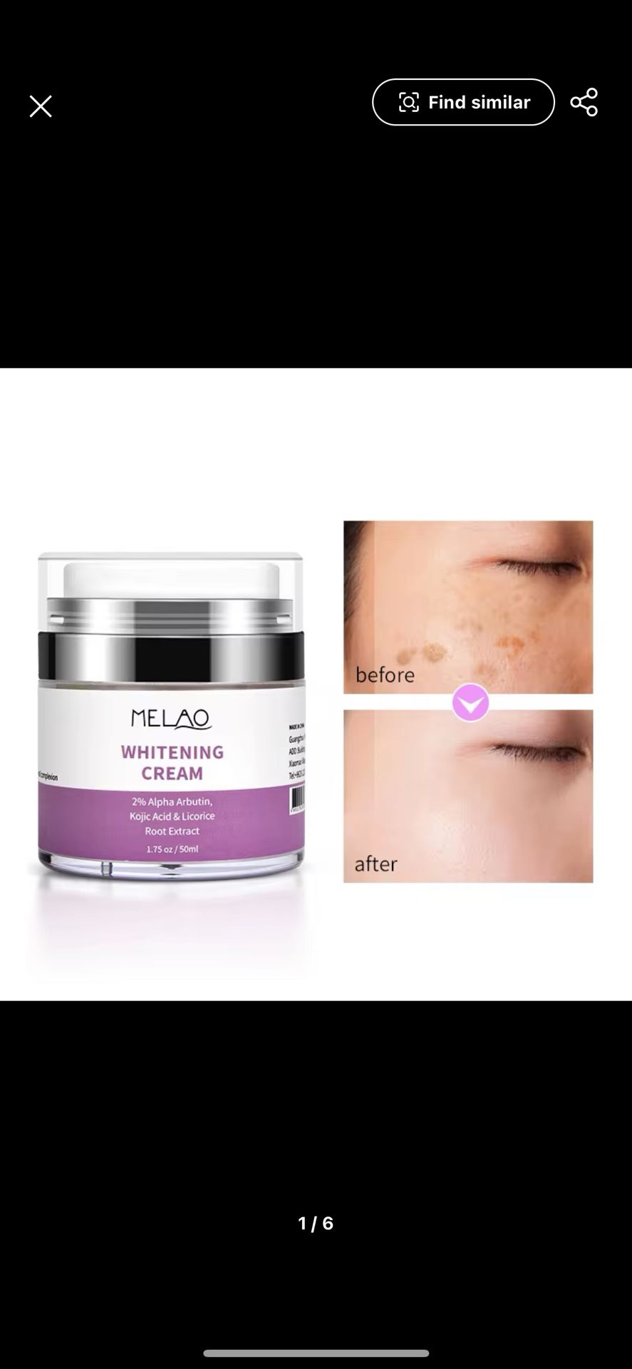 Purple Whitening Cream