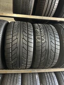 PAIR OF TIRE 285 40 17 NITTO 85% LIFE