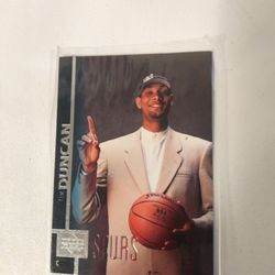 Collection Of Three Tim Duncan Cards Including Rookie $25